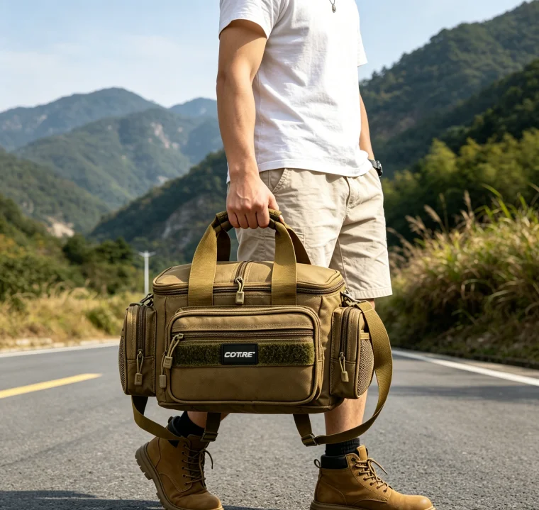 Tactical Duffle Bag Waterproof Canvas Handbag Multi-purpose Outdoor Camping Hiking Fishing Shoulder Crossbody Travel Bag
Tactical Duffle Bag Waterproof Canvas Handbag Multi-purpose Outdoor Camping Hiking Fishing Shoulder Crossbody Travel Bag
