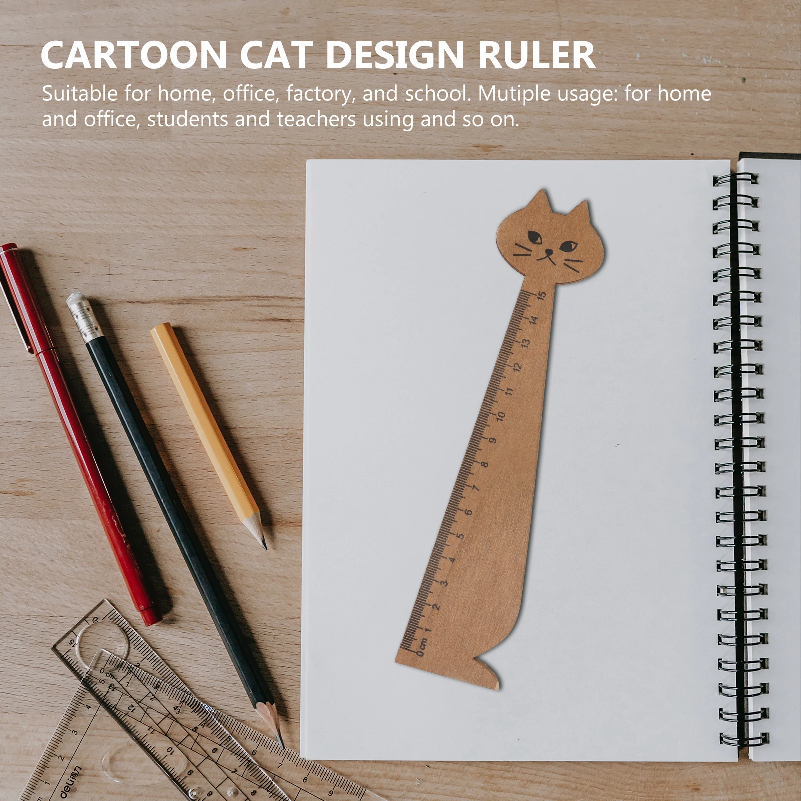 10pcs Cat Design Wooden Rulers Kids School Office Exam Cartoon Stencil Clear Numbers Accurate Scales Stationery Gift
10pcs Cat Design Wooden Rulers Kids School Office Exam Cartoon Stencil Clear Numbers Accurate Scales Stationery Gift