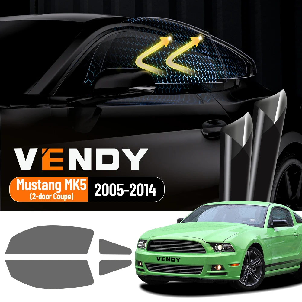 Для Ford Mustang MK5 2005-2014 2-дверный купе, предварительно вырезанная пленка для тонировки окон автомобиля, тонированная пленка на солнечной энергии, защита от тепла и ультрафиолета
Для Ford Mustang MK5 2005-2014 2-дверный купе, предварительно вырезанная пленка для тонировки окон автомобиля, тонированная пленка на солнечной энергии, защита от тепла и ультрафиолета