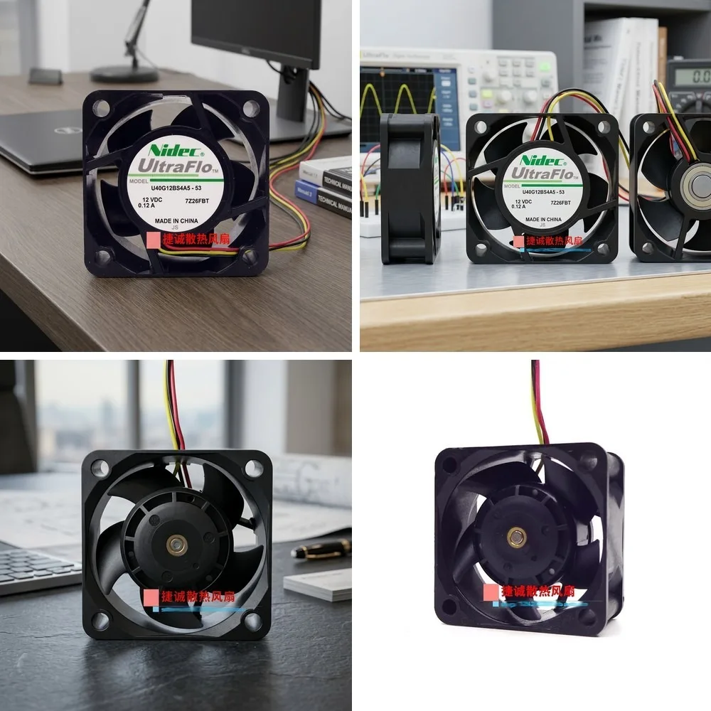 For Nidec U40G12BS4A5-53 4020 12V 0.12A 4CM Power Supply Case Cooling Fan
For Nidec U40G12BS4A5-53 4020 12V 0.12A 4CM Power Supply Case Cooling Fan
