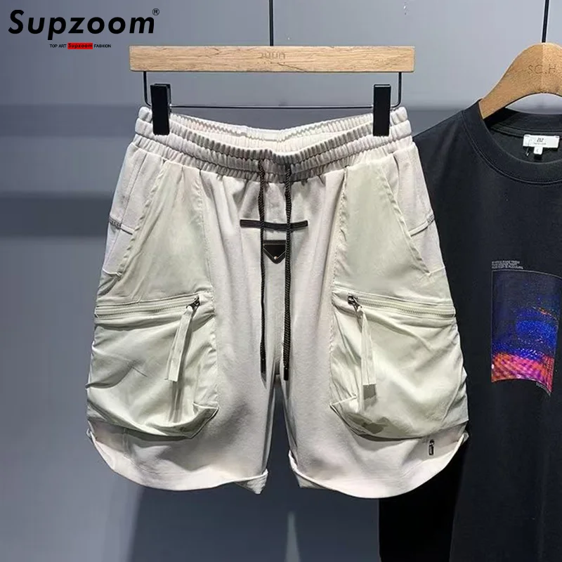 Supzoom Новое поступление, модные летние свободные повседневные шорты с поясом, модные уличные модные шорты с карманами и сеткой, персонализированные мужские шорты 
Supzoom Новое поступление, модные летние свободные повседневные шорты с поясом, модные уличные модные шорты с карманами и сеткой, персонализированные мужские шорты