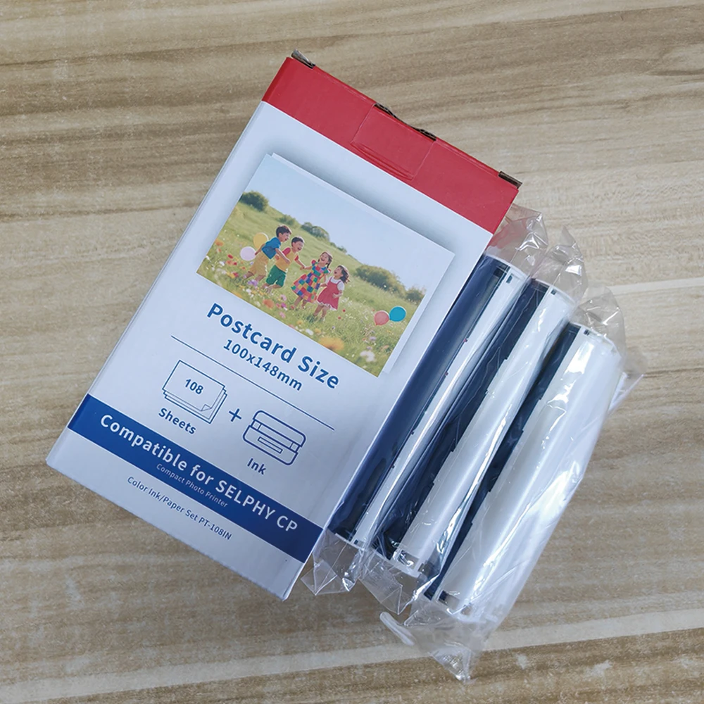 PT-108 KP108 For Canon SELPHY CP1500 Compact Photo Printer Kit for KP-108IN RP-108 CP1200 CP900 CP910 Photo Paper 6 inch
PT-108 KP108 For Canon SELPHY CP1500 Compact Photo Printer Kit for KP-108IN RP-108 CP1200 CP900 CP910 Photo Paper 6 inch