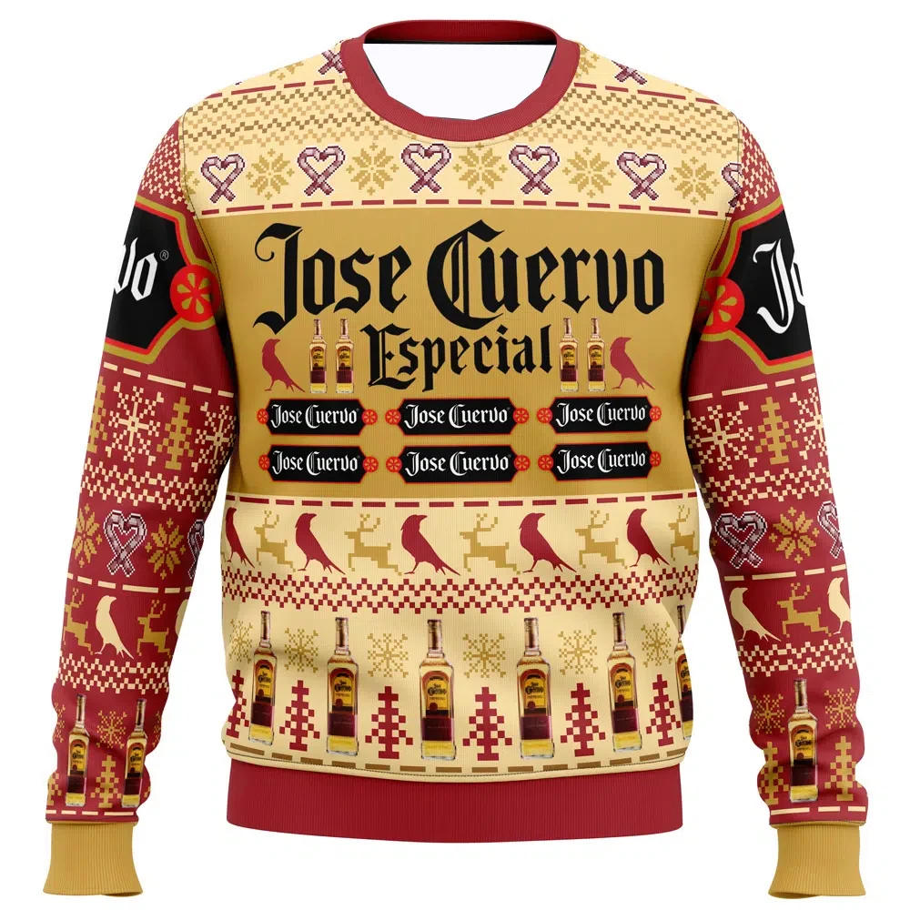 Jose Cuervo специальный уродливый рождественский свитер 2025/26 новая мода для детей/взрослых праздничный пуловер Y2K зимний свитшот
Jose Cuervo специальный уродливый рождественский свитер 2025/26 новая мода для детей/взрослых праздничный пуловер Y2K зимний свитшот