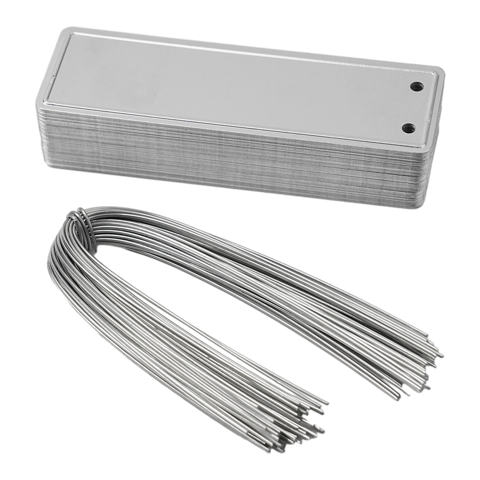 Aluminum Plant Labels for Garden Identification Double Sided Waterproof and UV Resistant Pack of 50 with Iron Wire
Aluminum Plant Labels for Garden Identification Double Sided Waterproof and UV Resistant Pack of 50 with Iron Wire