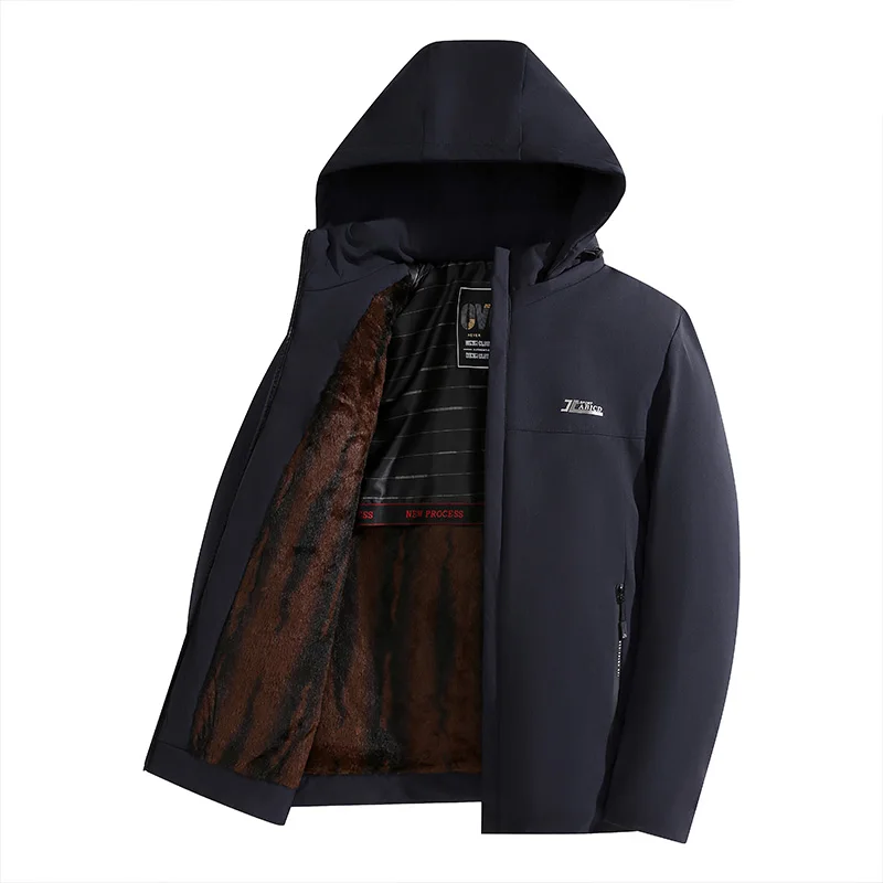 New Parkas Male Hooded Down Brand Business Thickened New Jacket Winter Warm Thick Zipper Coat Detachable Hood Men Parker Coat
New Parkas Male Hooded Down Brand Business Thickened New Jacket Winter Warm Thick Zipper Coat Detachable Hood Men Parker Coat