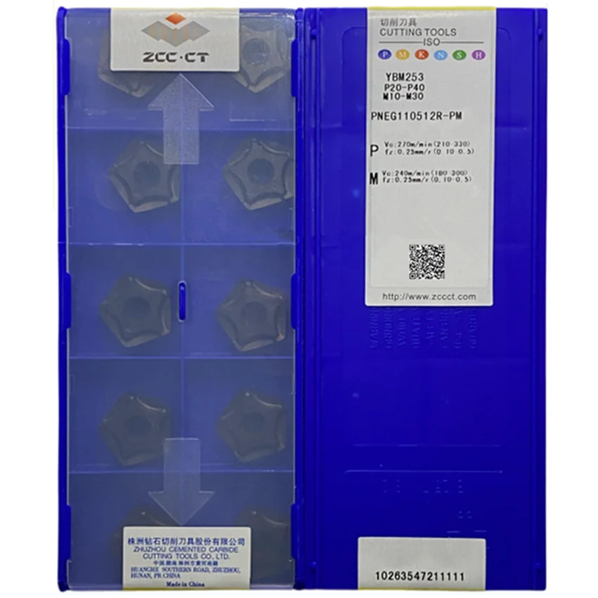 PNEG110512R-PM YBM253/PNEG110512R-PR YBM253/PNEG110512R-PMA YBM253 PNEG110512R ZCC.CT CNC carbide inserts 10pcs/box
PNEG110512R-PM YBM253/PNEG110512R-PR YBM253/PNEG110512R-PMA YBM253 PNEG110512R ZCC.CT CNC carbide inserts 10pcs/box