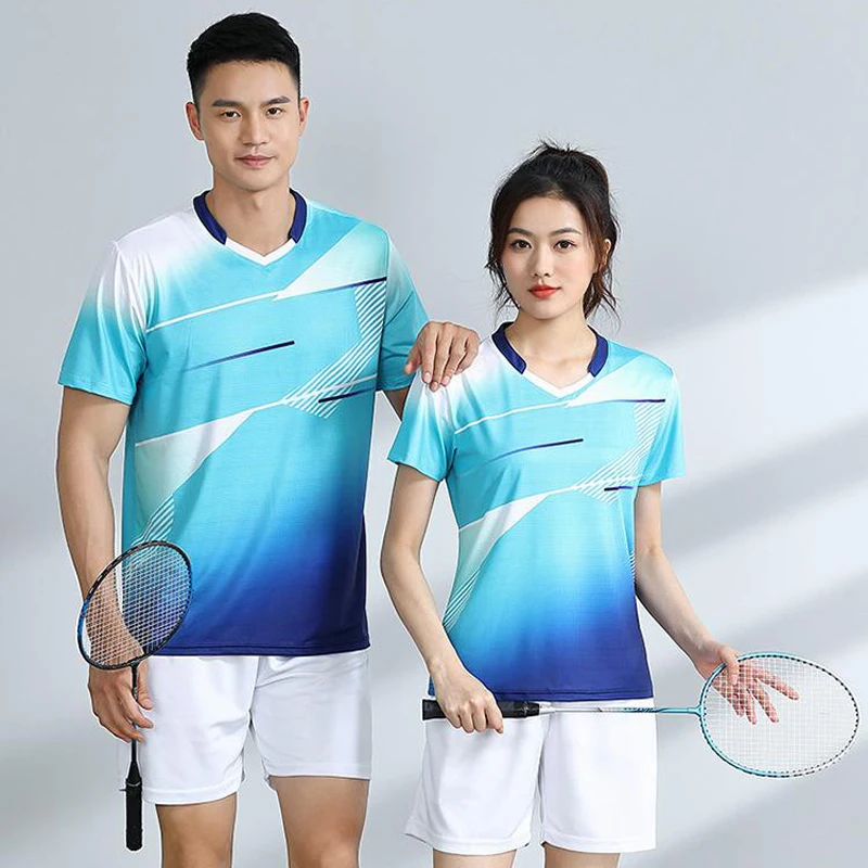New Women Men's Tennis Sports T-Shirts Badminton Jerseys Quick dry Training Short Sleeve Table Tennis Ping Pong Shirt
New Women Men's Tennis Sports T-Shirts Badminton Jerseys Quick dry Training Short Sleeve Table Tennis Ping Pong Shirt