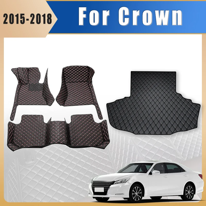 Car Floor Mats Trunk Carpets For Toyota Crown 2015 2016 2017 2018 Foot Pads Auto Accessories Interior Products Parts Waterproof 
Car Floor Mats Trunk Carpets For Toyota Crown 2015 2016 2017 2018 Foot Pads Auto Accessories Interior Products Parts Waterproof