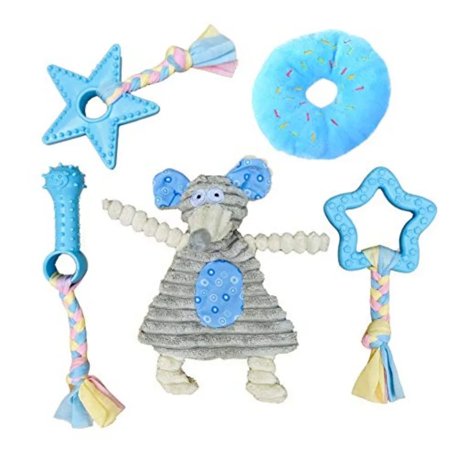 Puppy Toys for Teething Puppy Chew Toys for Small Dogs Puppy Supplies Blue Small Breed Corgi Size 5 Pack
Puppy Toys for Teething Puppy Chew Toys for Small Dogs Puppy Supplies Blue Small Breed Corgi Size 5 Pack