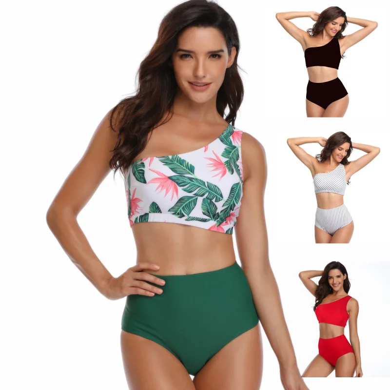 Swimsuit Women's One-Shoulder Bikini Swimsuit High Waist Swimming Trunks SplitbikiniIn Stock Three-Dimensional Flower3DFlower
Swimsuit Women's One-Shoulder Bikini Swimsuit High Waist Swimming Trunks SplitbikiniIn Stock Three-Dimensional Flower3DFlower