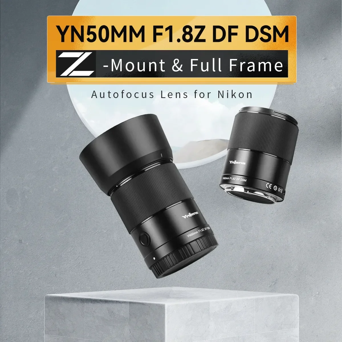 YONGNUO Camera Lenses YN50mm F1.8Z DF DSM Full Frame Auto Focus Z Mount Lens For Nikon Z9 Z7 Z5 Z6 Z50
YONGNUO Camera Lenses YN50mm F1.8Z DF DSM Full Frame Auto Focus Z Mount Lens For Nikon Z9 Z7 Z5 Z6 Z50