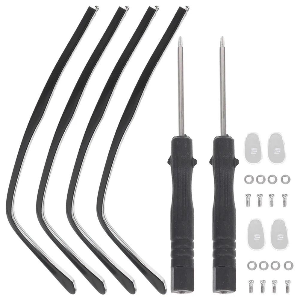 2 set Eyeglasses Temples Replacement Metal Anti-Allergy Glasses Arm Legs Comfort Fit For Sports Driving Glossy Finish Safety
2 set Eyeglasses Temples Replacement Metal Anti-Allergy Glasses Arm Legs Comfort Fit For Sports Driving Glossy Finish Safety