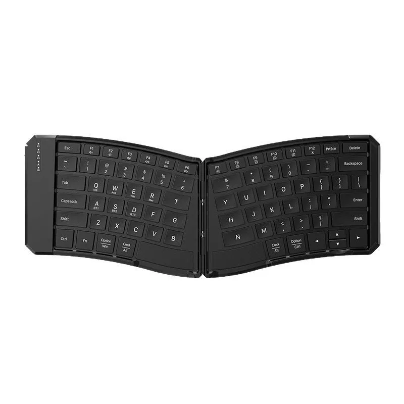 New V-shaped ergonomic portable bluetooth folding keyboard charging light sound business office bluetooth keyboard
New V-shaped ergonomic portable bluetooth folding keyboard charging light sound business office bluetooth keyboard