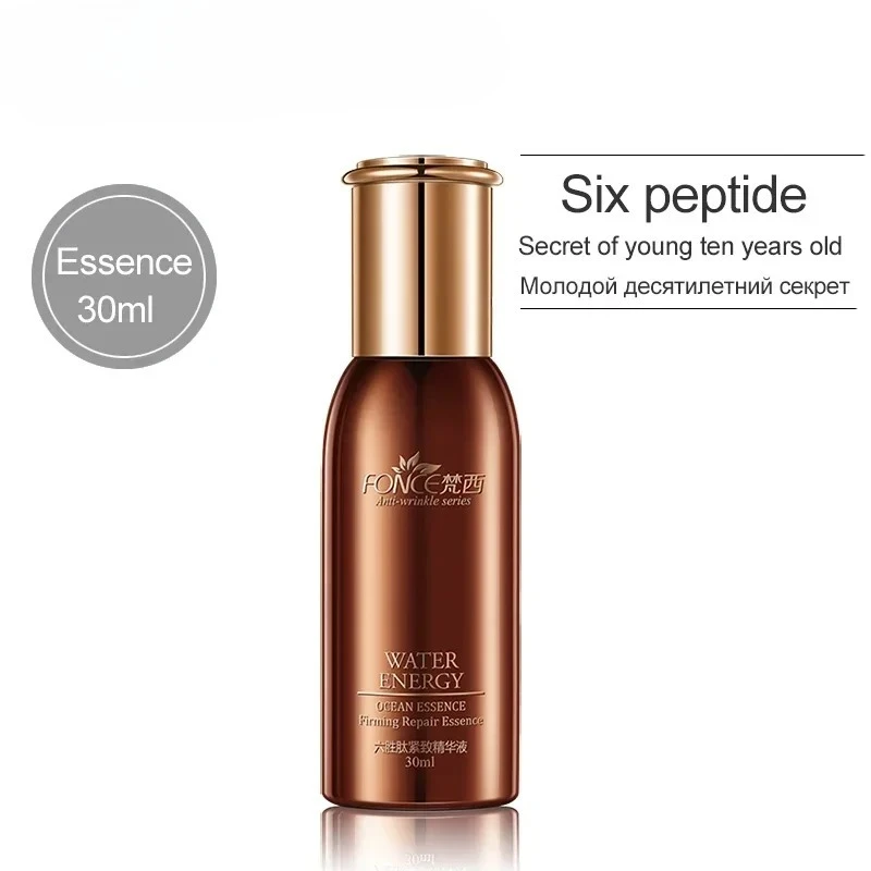 Fonce Six Peptides Face Anti Wrinkle Essence Moisturizing Lifting Firming Facial Serum Anti Aging Ageless Nourish Skin Care 30ml
Fonce Six Peptides Face Anti Wrinkle Essence Moisturizing Lifting Firming Facial Serum Anti Aging Ageless Nourish Skin Care 30ml