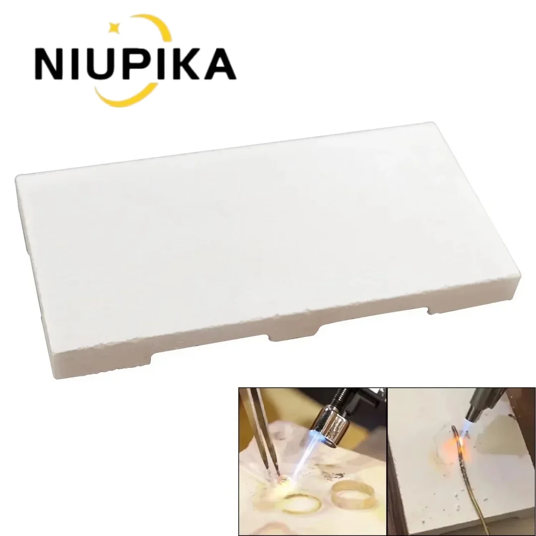 NIUPIKA High-Temperature Refractory Brick for Gold/Silver Welding Heat-Resistant Durable Non-Crack Jewelry Making Quartz Solderi
NIUPIKA High-Temperature Refractory Brick for Gold/Silver Welding Heat-Resistant Durable Non-Crack Jewelry Making Quartz Solderi