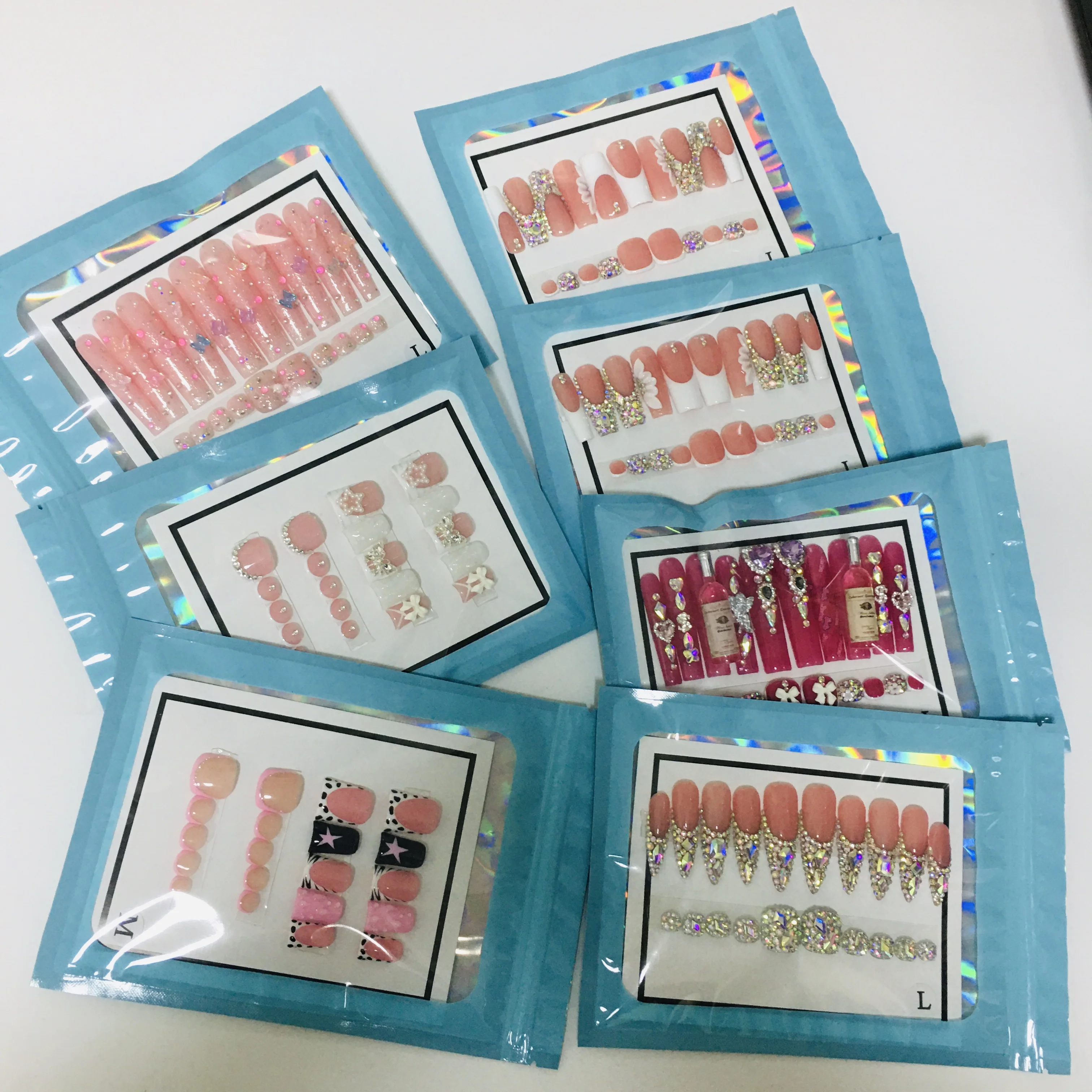 2025 Press on Nails and Toes Set Artificial Finger False Nails Full Cover French Tip Acrylic Press on Nails and Toe Set
2025 Press on Nails and Toes Set Artificial Finger False Nails Full Cover French Tip Acrylic Press on Nails and Toe Set