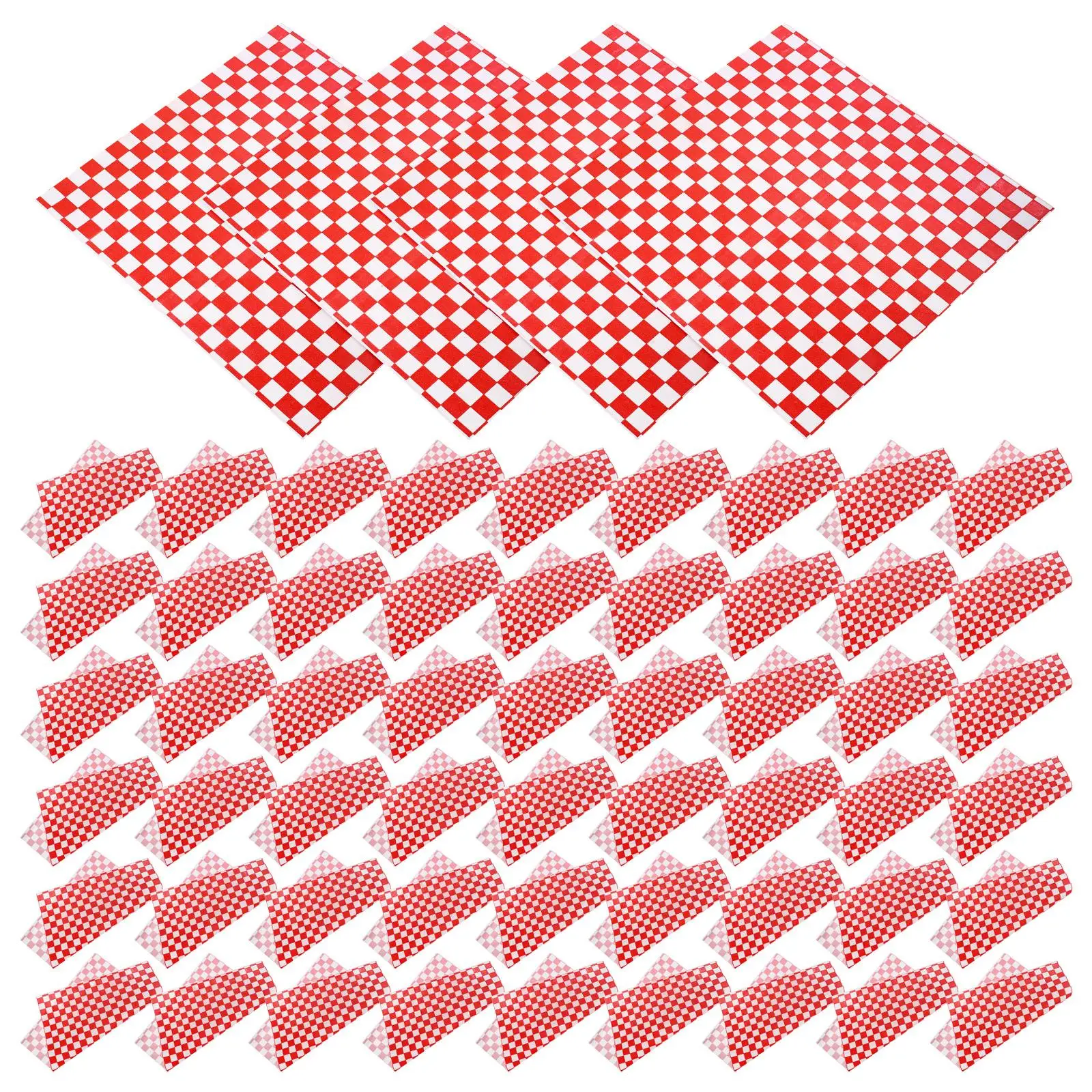 300 Pcs Burger Pad Paper Food Wrappers Sandwich Checkered Packaging Grease Resistant Waterproof Multipurpose Baking Tools Picnic
300 Pcs Burger Pad Paper Food Wrappers Sandwich Checkered Packaging Grease Resistant Waterproof Multipurpose Baking Tools Picnic