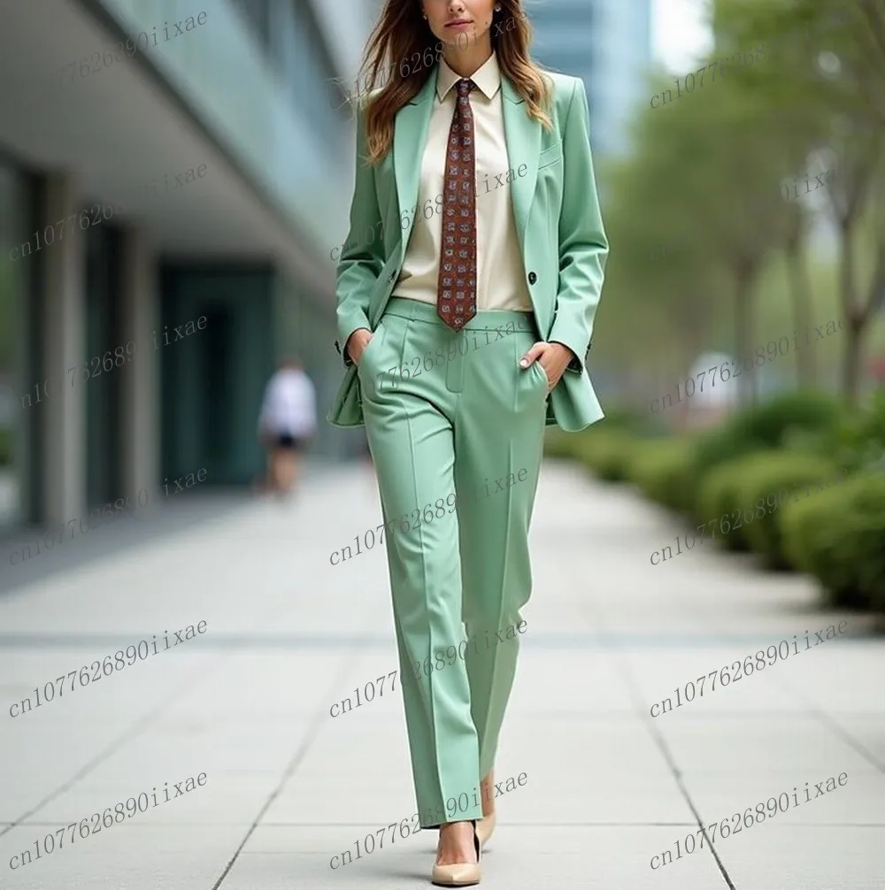 Mint Green Women Suits Lady Formal Business Tuxedos Mother Wedding Party Special Occasions Ladies 2 Piece Set Jacket Pants
Mint Green Women Suits Lady Formal Business Tuxedos Mother Wedding Party Special Occasions Ladies 2 Piece Set Jacket Pants