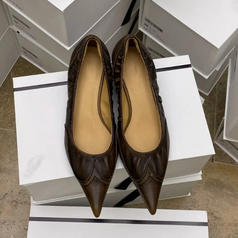 Retro Women's Shoes Exquisite Pointed Tip High Heels for Woman French Style Classic Casual Shoes Designer Shoes Zapatos De Mujer
Retro Women's Shoes Exquisite Pointed Tip High Heels for Woman French Style Classic Casual Shoes Designer Shoes Zapatos De Mujer