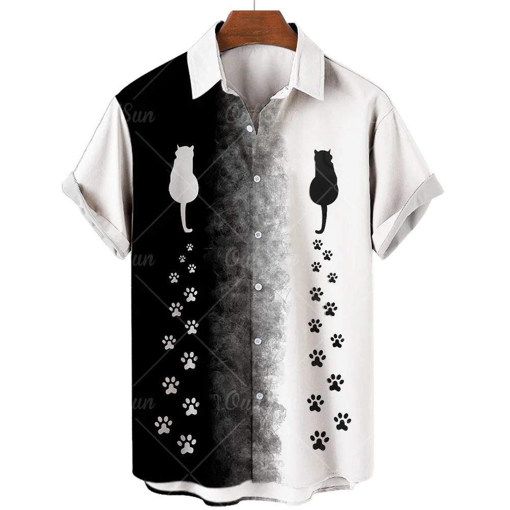 Men's Hawaiian Shirt Short Sleeve Vintage 3D Cat Fashion Men's Shirt Camisa Masculina Plus Oversize 5XL
Men's Hawaiian Shirt Short Sleeve Vintage 3D Cat Fashion Men's Shirt Camisa Masculina Plus Oversize 5XL