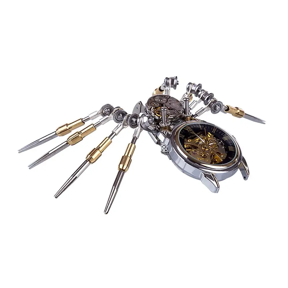3D Metal Mechanical Clock DIY Assembly Model Kit Model Ornament Home Decor Art Office Gift - Finished Product
3D Metal Mechanical Clock DIY Assembly Model Kit Model Ornament Home Decor Art Office Gift - Finished Product
