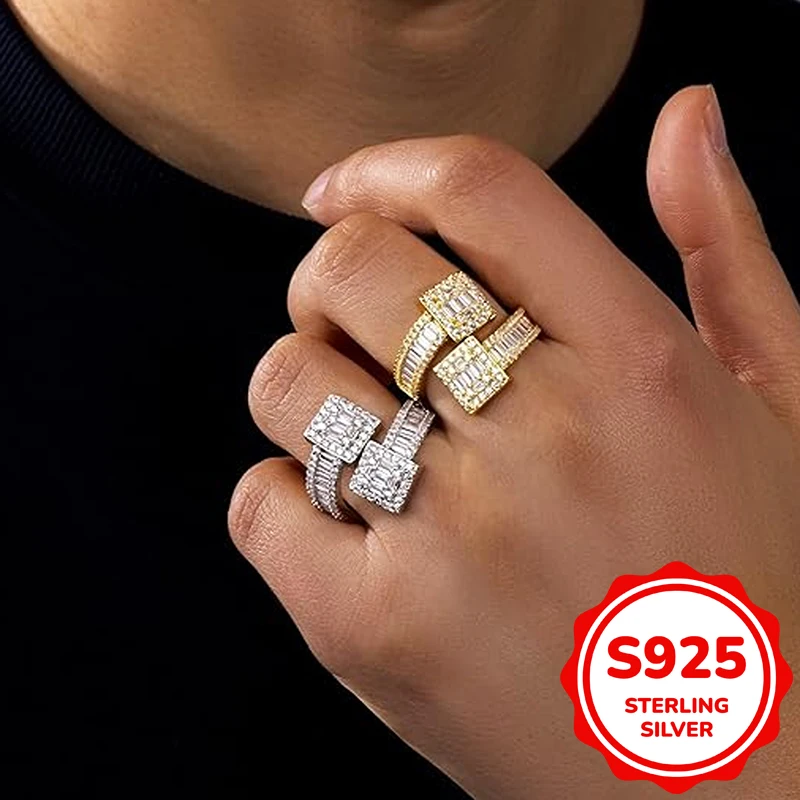 Exquisite S925 Sterling Silver Irregular Square Couple Ring Women's Geometric Valentine's Day Gift Jewelry Wholesale
Exquisite S925 Sterling Silver Irregular Square Couple Ring Women's Geometric Valentine's Day Gift Jewelry Wholesale