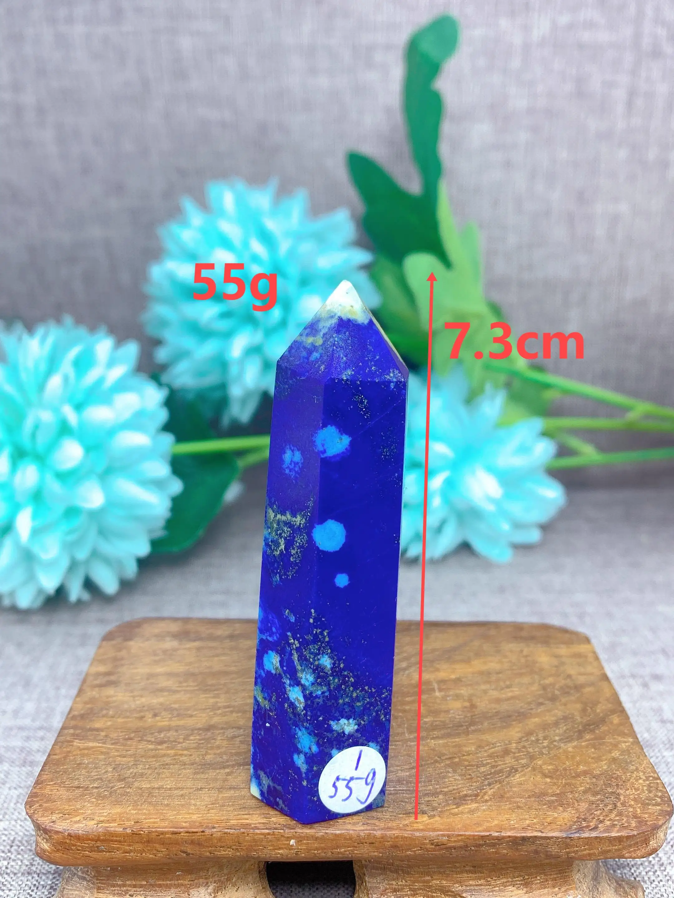 Lapis Lazuli Stone Hexagonal Prisms Obelisk Crystal Single Pointed Hexagonal Home Decoration Lazuli Crystal Tower Crafts Gift
Lapis Lazuli Stone Hexagonal Prisms Obelisk Crystal Single Pointed Hexagonal Home Decoration Lazuli Crystal Tower Crafts Gift
