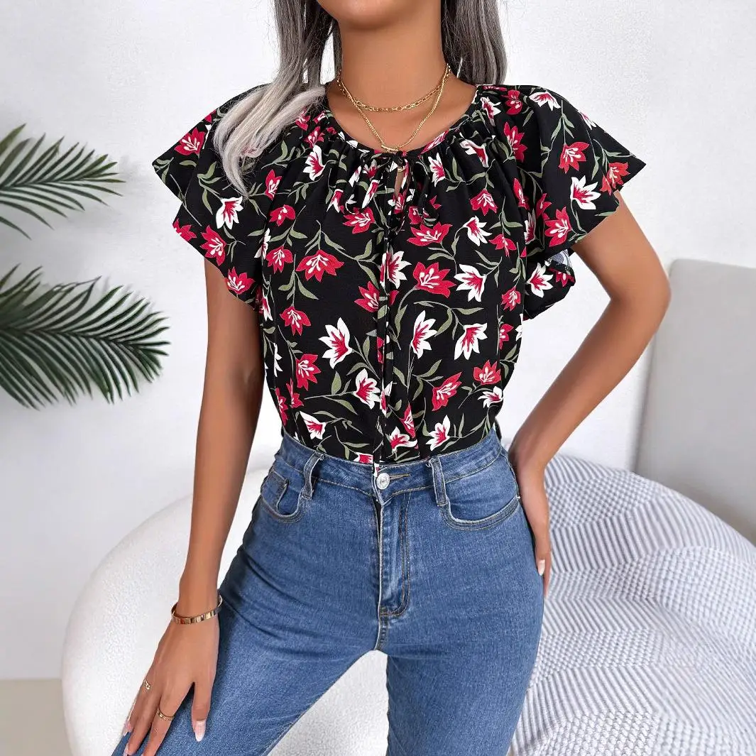 Women's Lotus Le Lace up irt Top Cusizable Design Service DIY Workwear Cusization
Women's Lotus Le Lace up irt Top Cusizable Design Service DIY Workwear Cusization