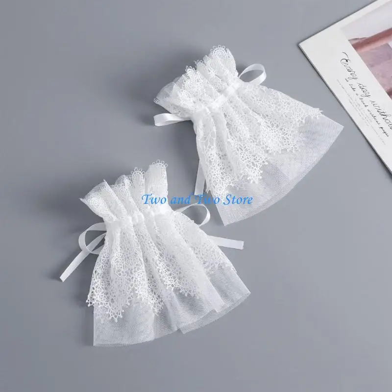 HX6F 1 Pair Ruffled Floral Lace Wrist Cuffs Intricate Craftsmanship Daily Fashion Use
HX6F 1 Pair Ruffled Floral Lace Wrist Cuffs Intricate Craftsmanship Daily Fashion Use