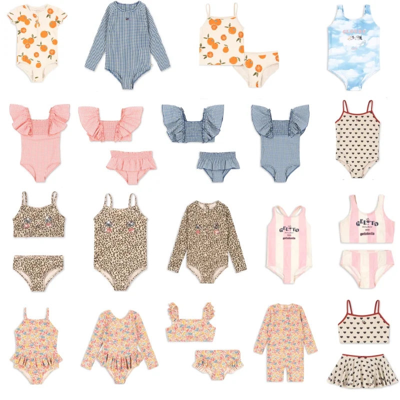 Kids' Swimwear 2026 Summer New Arrival Long-Sleeve Quick-Dry UV-Protective Beachwear Printed Fashion Girls' One-Piece Swimsuit
Kids' Swimwear 2026 Summer New Arrival Long-Sleeve Quick-Dry UV-Protective Beachwear Printed Fashion Girls' One-Piece Swimsuit