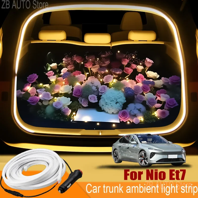 For nio Et7 Automobile trunk ambient light automatic sensing car interior lighting with accessories
For nio Et7 Automobile trunk ambient light automatic sensing car interior lighting with accessories