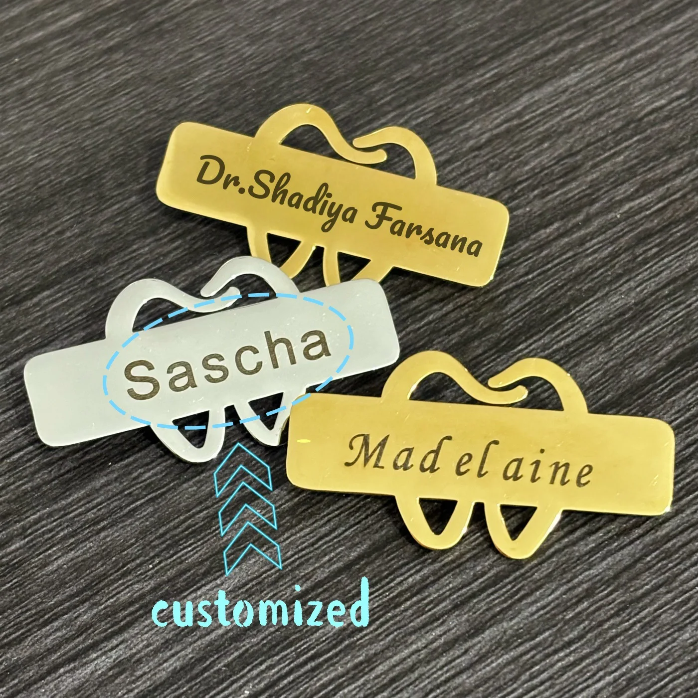 New Temu stainless steel teeth brooch, doctor nurse brooch, DIY personalized carving name commemorative gift 
New Temu stainless steel teeth brooch, doctor nurse brooch, DIY personalized carving name commemorative gift