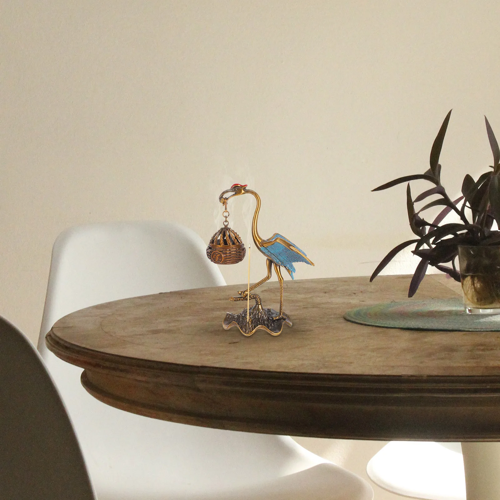 Home Decor Desktop Ornament Decorative Incense Burner Holder Chinese Aroma Crane Decoration Adornment Censer
Home Decor Desktop Ornament Decorative Incense Burner Holder Chinese Aroma Crane Decoration Adornment Censer