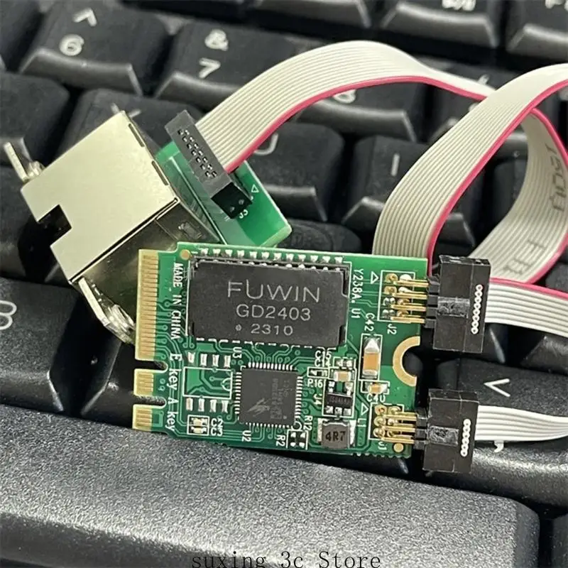 E8BE M.2 A+E Сетевой адаптер 2,5 г/1000/100 Мбит/с быстрая передача 2,5 г Ethernet Wi -Fi Карта маршрутизации для игровых видео
E8BE M.2 A+E Сетевой адаптер 2,5 г/1000/100 Мбит/с быстрая передача 2,5 г Ethernet Wi -Fi Карта маршрутизации для игровых видео