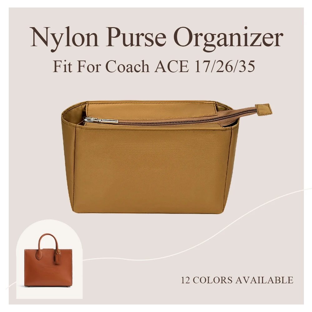 Nylon Purse Organizer Insert Fit for Coach Ace 17/26/35 Tote Bag Slim Inside Makeup Storage Bag Organizer Insert Inner Liner Bag
Nylon Purse Organizer Insert Fit for Coach Ace 17/26/35 Tote Bag Slim Inside Makeup Storage Bag Organizer Insert Inner Liner Bag