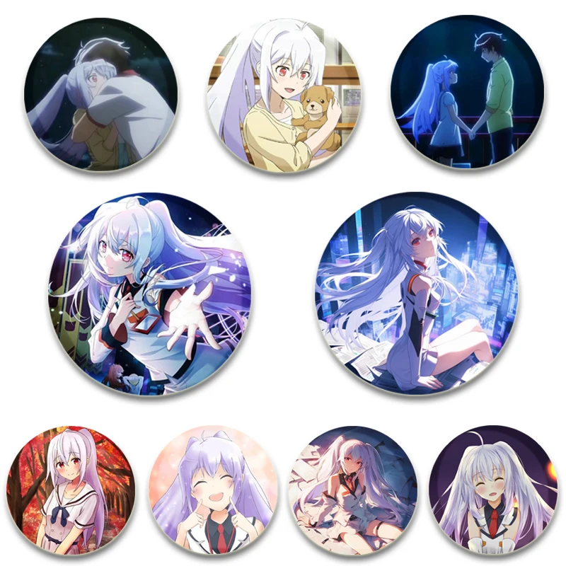 58/44/32mm Anime PLASTIC MEMORIES Creative Tinplate Plastic Button Pins Brooches Badge for Backpack Clothes Accessories Gifts
58/44/32mm Anime PLASTIC MEMORIES Creative Tinplate Plastic Button Pins Brooches Badge for Backpack Clothes Accessories Gifts