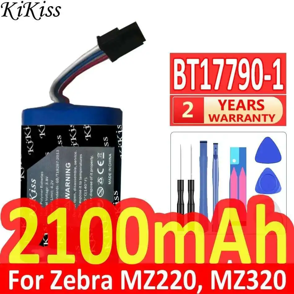 Аккумулятор принтера 2100 мАч для Zebra MZ220, MZ320, надежный источник питания BT17790-1 BT17790-2 MZ220
Аккумулятор принтера 2100 мАч для Zebra MZ220, MZ320, надежный источник питания BT17790-1 BT17790-2 MZ220