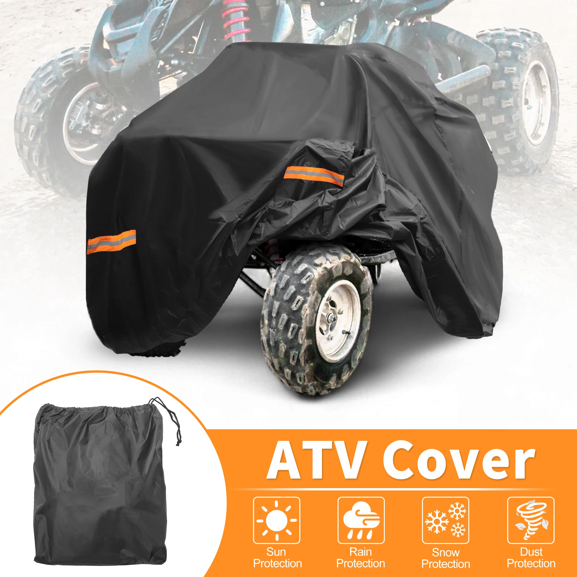 UXCELL ATV Cover for Honda TRX450R Waterproof Outdoor 4 Wheelers Quad Cover 210D-PU Oxford Cloth Sun Rain Anti-UV Protection
UXCELL ATV Cover for Honda TRX450R Waterproof Outdoor 4 Wheelers Quad Cover 210D-PU Oxford Cloth Sun Rain Anti-UV Protection