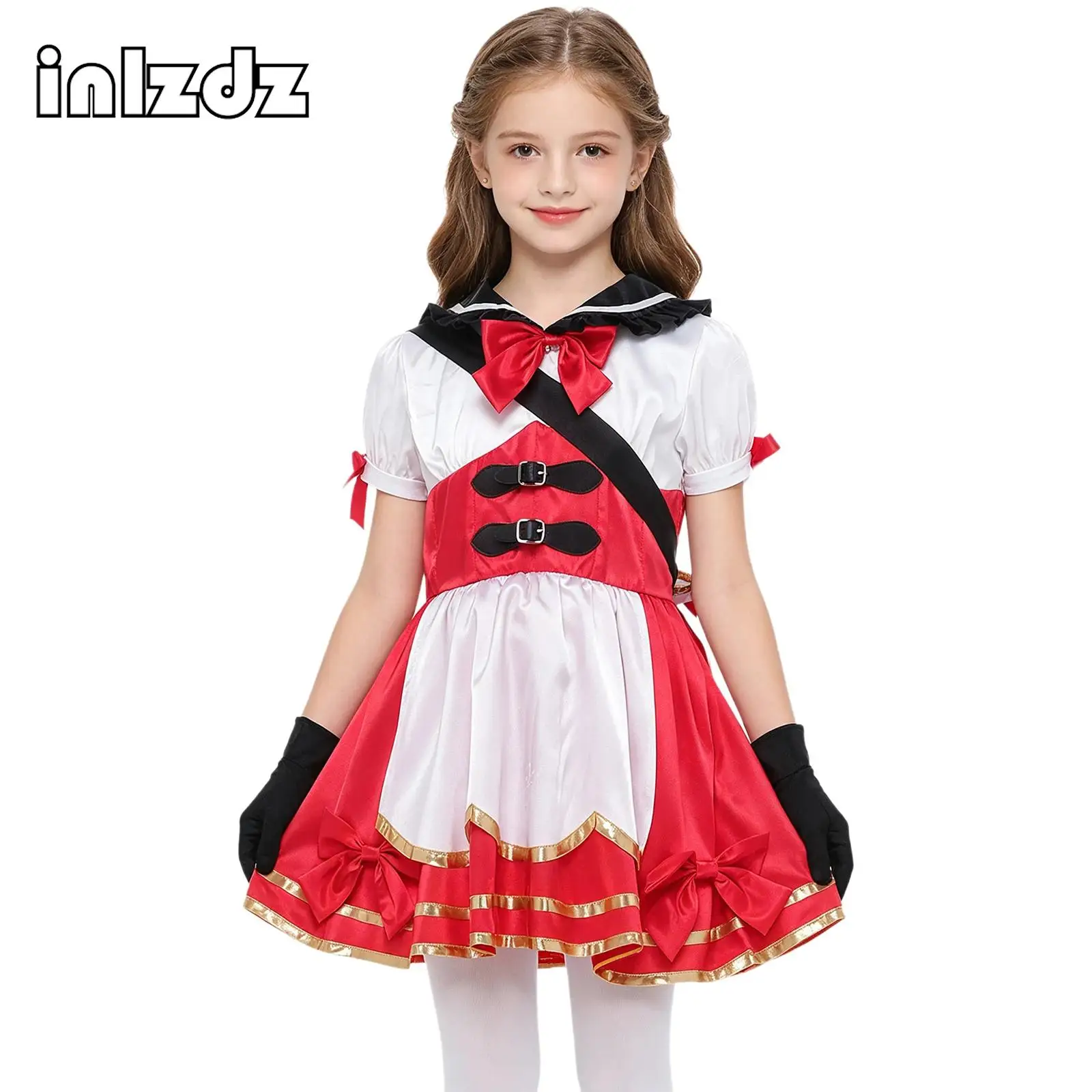 Girls 3 Pieces Game Character Cosplay Suit Sleeve A-line College Style Dress with Bag & Gloves Halloween Masquerade Clothes
Girls 3 Pieces Game Character Cosplay Suit Sleeve A-line College Style Dress with Bag & Gloves Halloween Masquerade Clothes