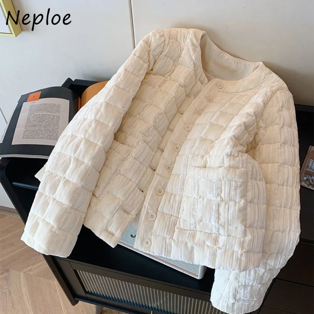 Neploe Простая свободная пригородная литературная корейская куртка Advanced Velvet Plaid однобортное пуховое пальто Moda Элегантная теплая новая куртка
Neploe Простая свободная пригородная литературная корейская куртка Advanced Velvet Plaid однобортное пуховое пальто Moda Элегантная теплая новая куртка