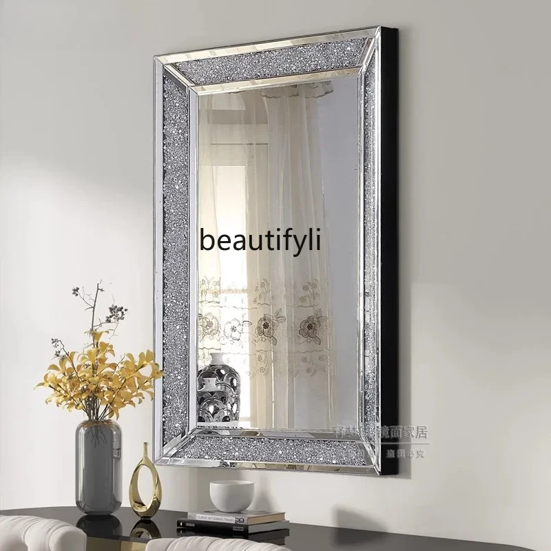 K185 Modern bathroom mirror Rectangle wall-mounted toilet vanity mirror Wall-mounted full-length mirror
K185 Modern bathroom mirror Rectangle wall-mounted toilet vanity mirror Wall-mounted full-length mirror