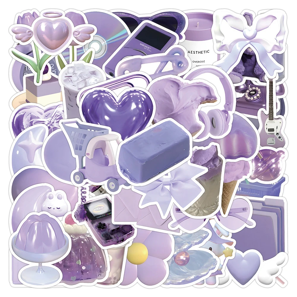 10/30/50pcs Aesthetic INS Style Purple Graffiti Stickers Cute Cartoon Decoration Decals Sticker for Luggage Guitar Suitcase Bike
10/30/50pcs Aesthetic INS Style Purple Graffiti Stickers Cute Cartoon Decoration Decals Sticker for Luggage Guitar Suitcase Bike