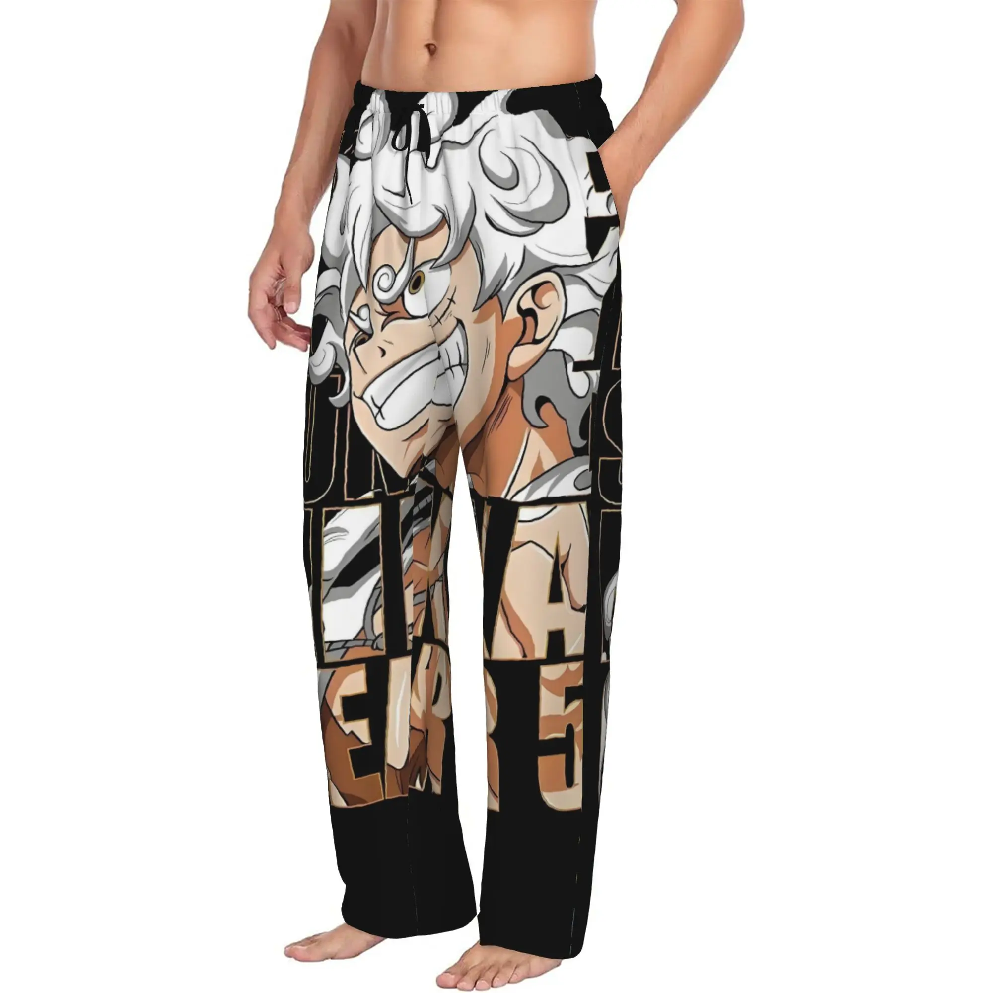 Custom Printed Men Anime One P-Pieces Luffy Pajama Pants Hot Blooded Sleepwear Sleep Lounge Bottoms with Pockets
Custom Printed Men Anime One P-Pieces Luffy Pajama Pants Hot Blooded Sleepwear Sleep Lounge Bottoms with Pockets