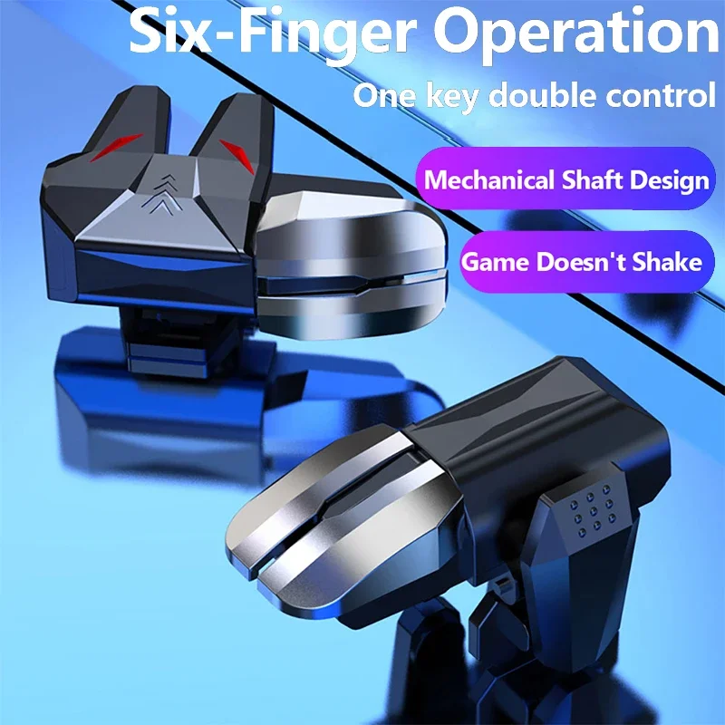 Модель S1 Мобильный телефон, геймпад, джойстик, 6 пальцев, цель, стрельба, L1 R1, кнопка для игры, кончики пальцев для PUBG, игровой контроллер
Модель S1 Мобильный телефон, геймпад, джойстик, 6 пальцев, цель, стрельба, L1 R1, кнопка для игры, кончики пальцев для PUBG, игровой контроллер