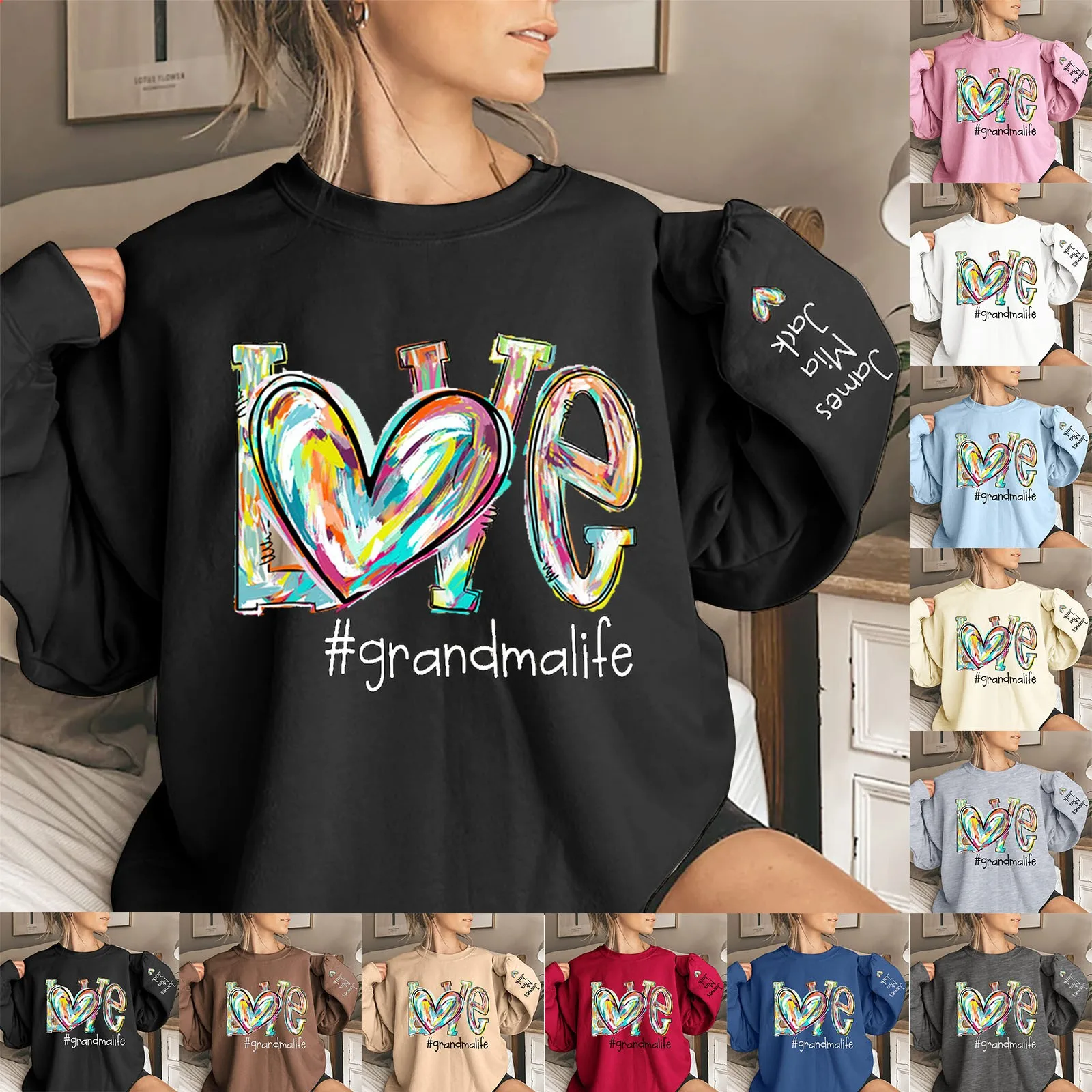 Womens Funny Casual Long Sleeve Crew Neck Sweatshirts Christmas Printed Pullover Autumn Spring daily shirt Kawaii
Womens Funny Casual Long Sleeve Crew Neck Sweatshirts Christmas Printed Pullover Autumn Spring daily shirt Kawaii