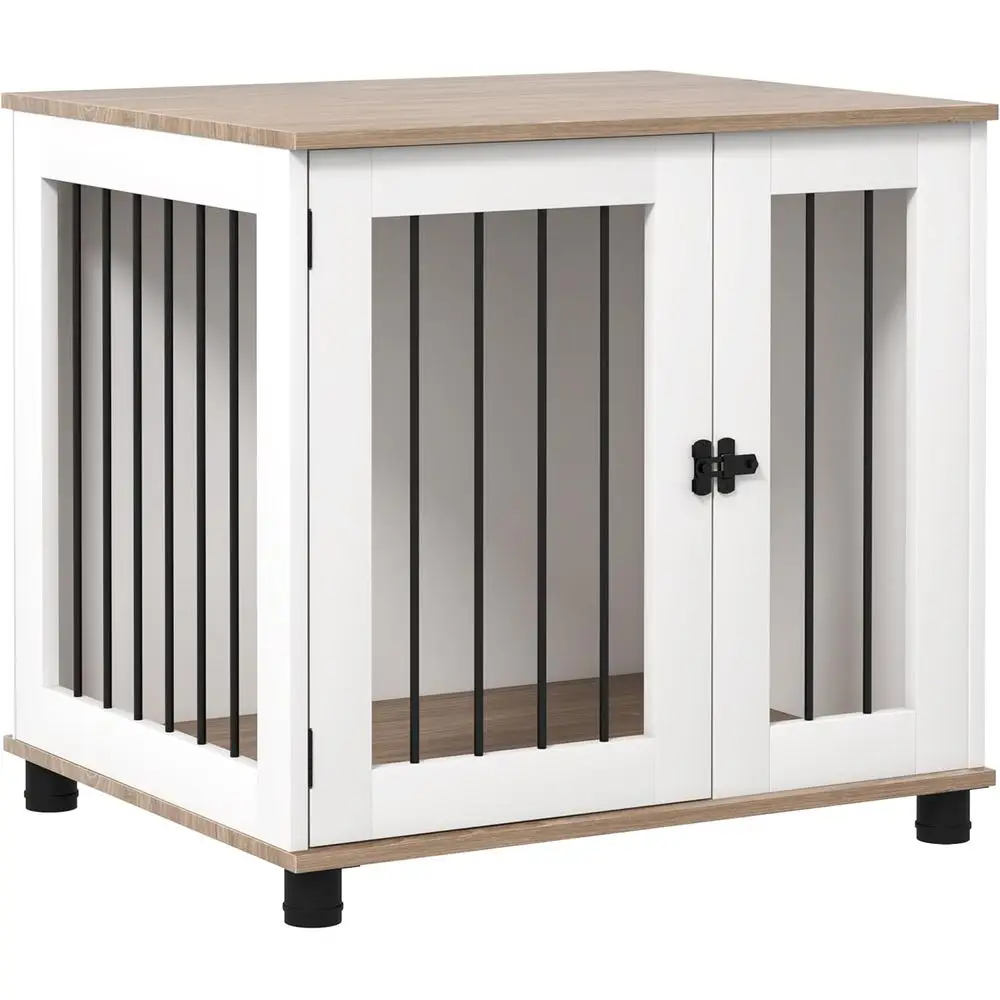 Walnut Brown Indoor Dog Crate Furniture, Lockable Side Table for Small to Medium Dogs
Walnut Brown Indoor Dog Crate Furniture, Lockable Side Table for Small to Medium Dogs