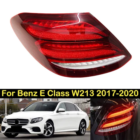 DECHO LED Taillight For Mercedes-Benz E Class W213 2017 2018 19 2020 E200 E260 E300 Brake Light Rear bumper taillamps tail light