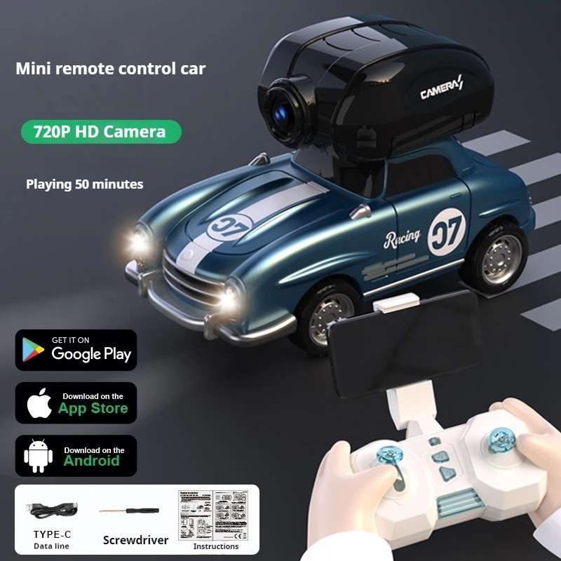 Система Fpv, мини-радиоуправляемый автомобиль, 720p, HD-передача, 50 минут игр, опыт просмотра одного человека, идеально подходит для игр в доме
Система Fpv, мини-радиоуправляемый автомобиль, 720p, HD-передача, 50 минут игр, опыт просмотра одного человека, идеально подходит для игр в доме