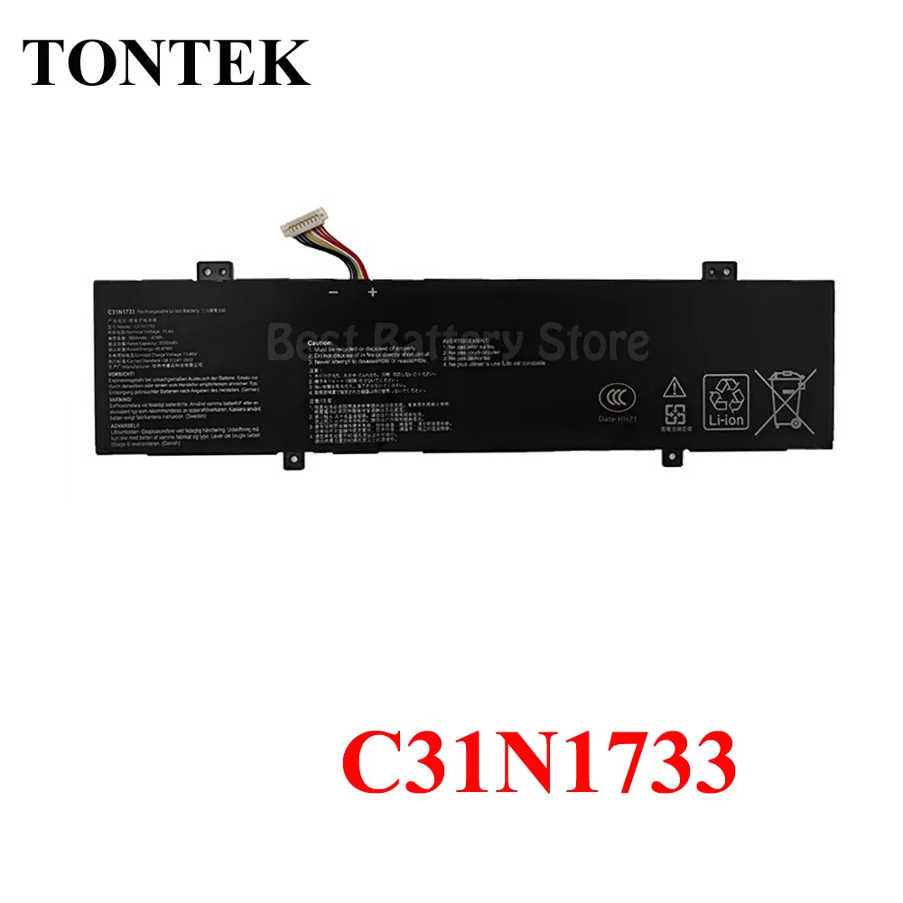 C31N1733 Laptop Battery for ASUS VivoBook TP412FA TP412UA Series Notebook TP412UA-EC098T TP412UA-EC060T TP412UA-EC123T
C31N1733 Laptop Battery for ASUS VivoBook TP412FA TP412UA Series Notebook TP412UA-EC098T TP412UA-EC060T TP412UA-EC123T