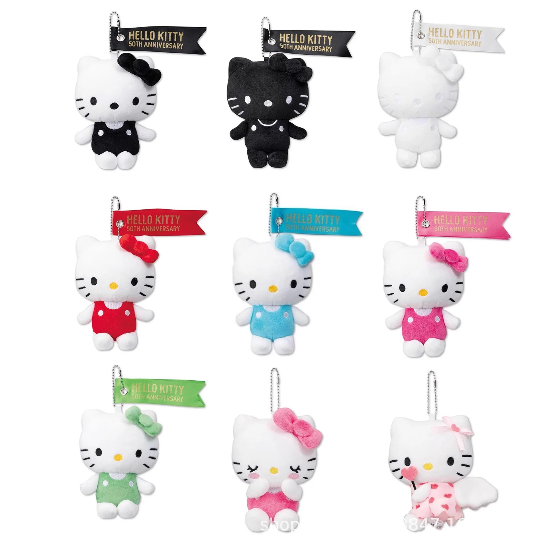 Плюшевый брелок Hello Kitty на 50-летие, детский кулон, мультяшный брелок для ключей, украшение для рюкзака, подарки, игрушка для девочек
Плюшевый брелок Hello Kitty на 50-летие, детский кулон, мультяшный брелок для ключей, украшение для рюкзака, подарки, игрушка для девочек